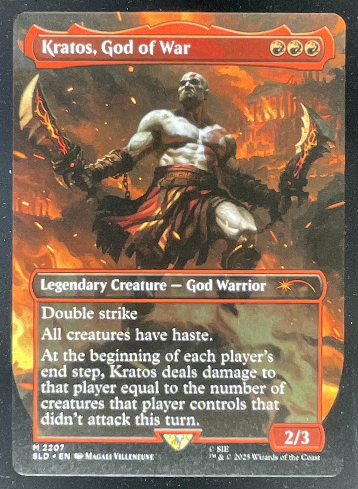Magic The Gathering Kratos, God of War - Secret Lair Drop Series SLD product image 1, provided for visual reference and