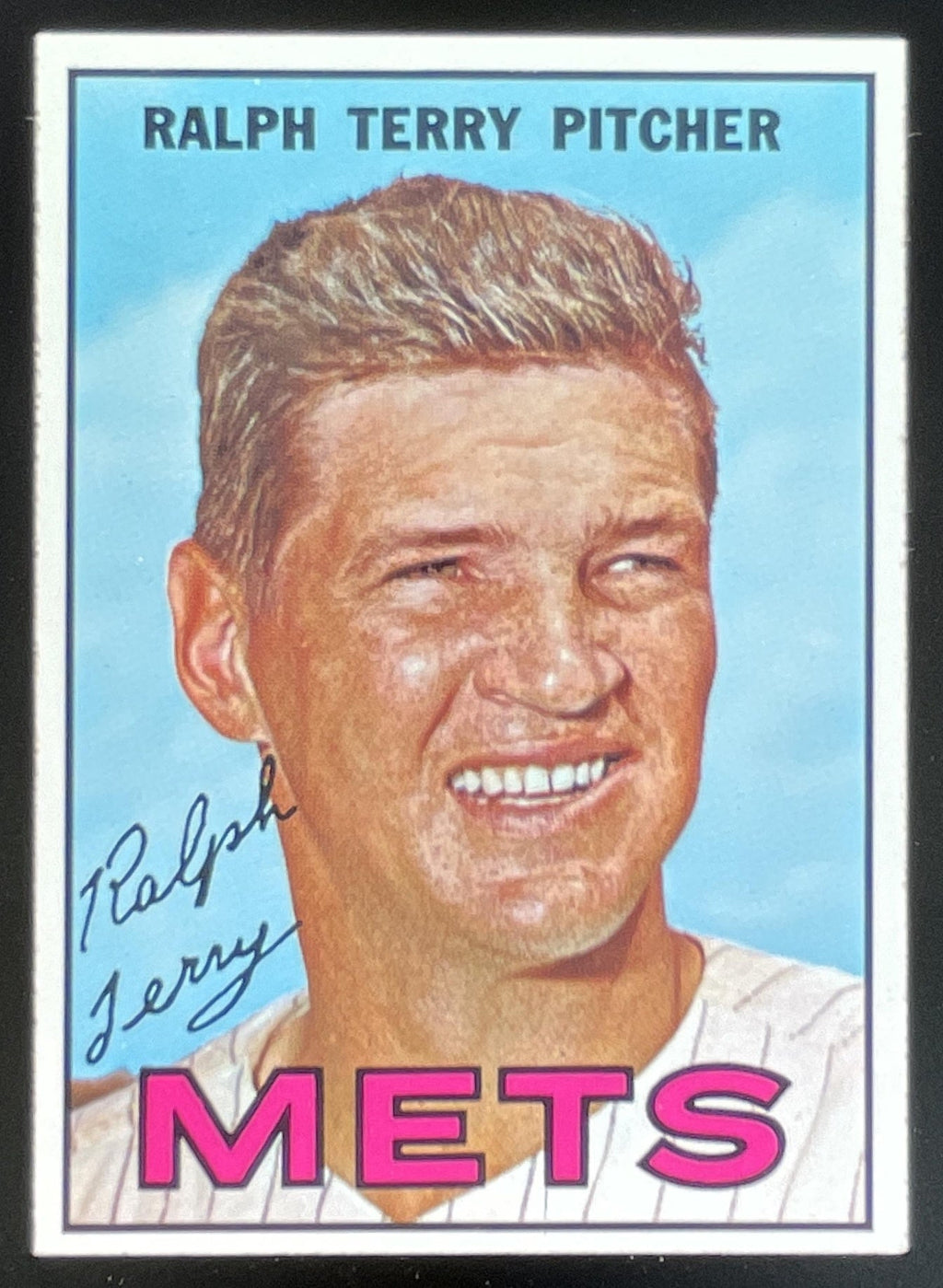 1967 Topps #59 Ralph Terry product image 1, provided for visual reference and product detail review