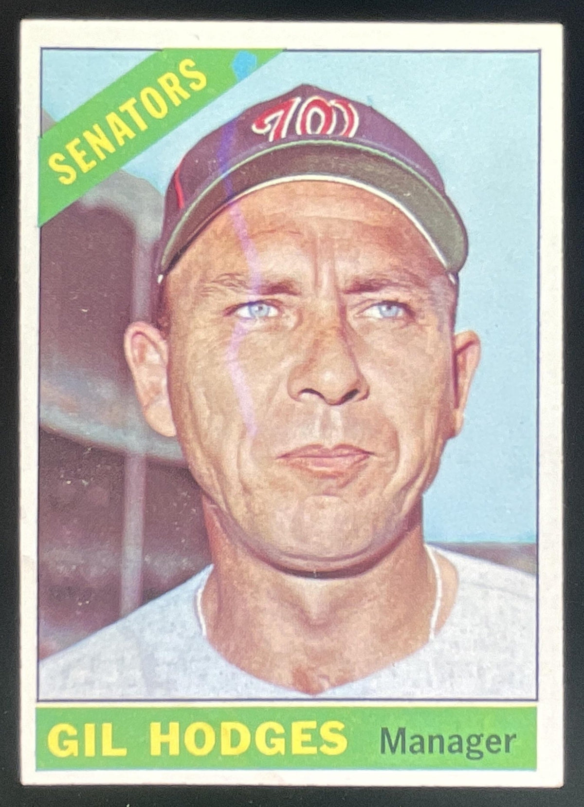 1966 Topps #386 Gil Hodges product image 1, provided for visual reference and product detail review
