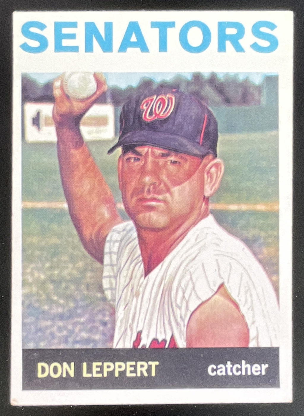 1964 Topps #463 Don Leppert product image 1, provided for visual reference and product detail review