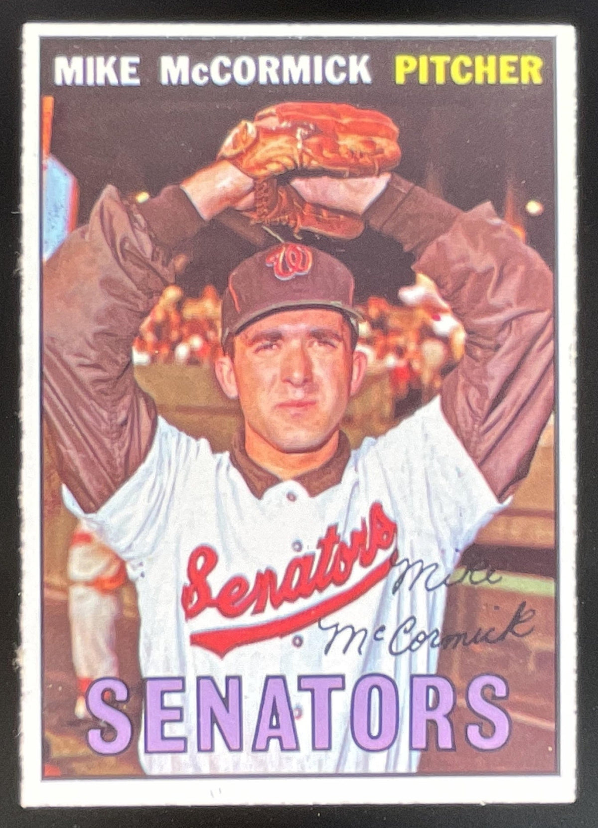 1967 Topps #86 Mike McCormick product image 1, provided for visual reference and product detail review