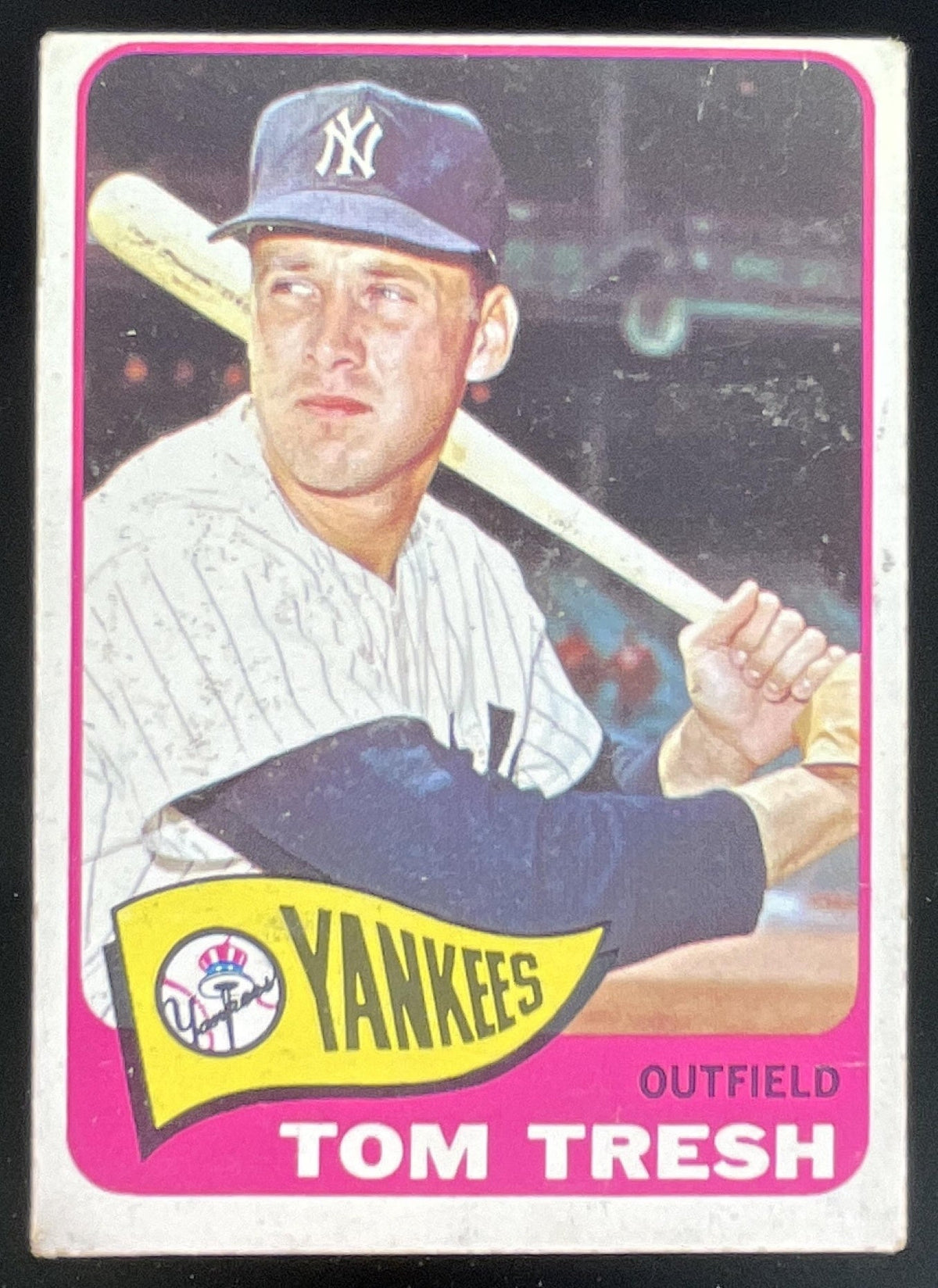 1965 Topps #440 Tom Tresh product image 1, provided for visual reference and product detail review