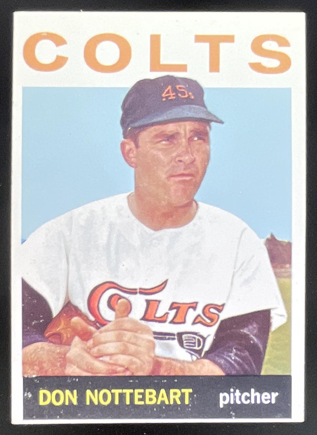 1964 Topps #434 Don Nottebart product image 1, provided for visual reference and product detail review