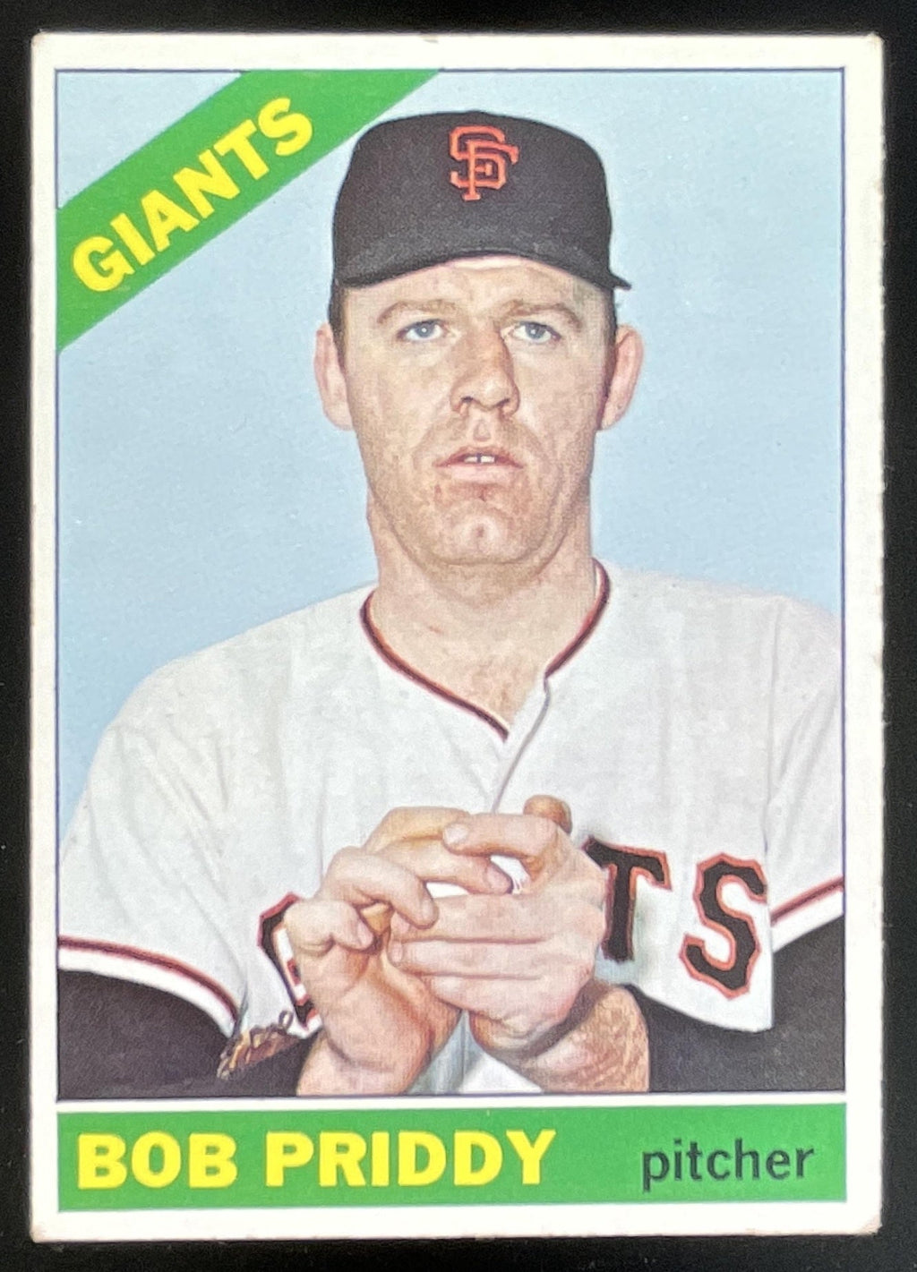 1966 Topps #572 Bob Priddy product image 1, provided for visual reference and product detail review