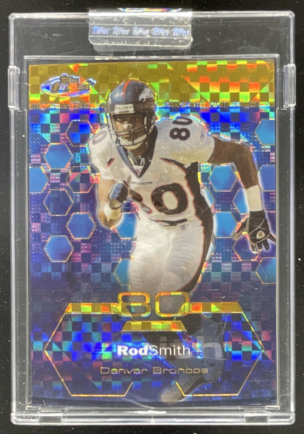 2003 Topps Finest Gold Xfractors #19 Rod Smith /175 product image 1, provided for visual reference and product detail review