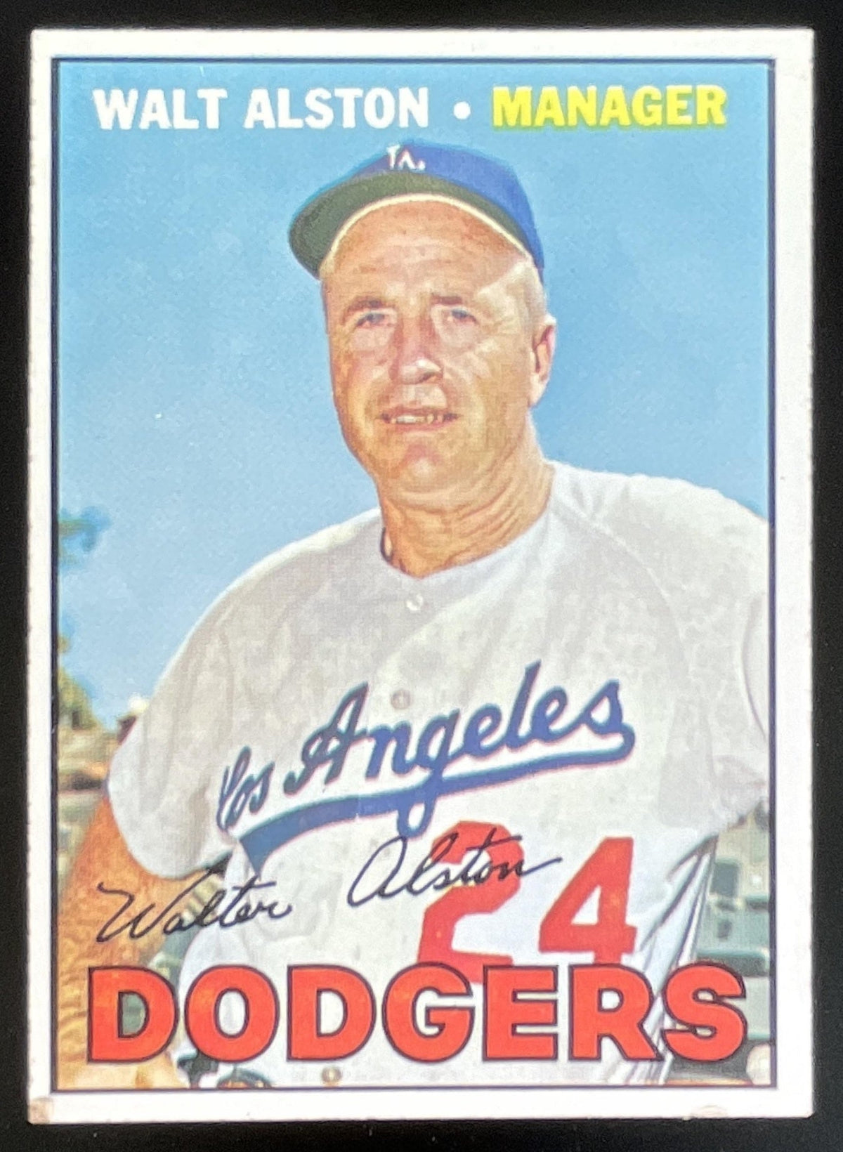 1967 Topps #294 Walt Alston product image 1, provided for visual reference and product detail review