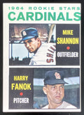1964 Topps #262 Cardinals 1964 Rookie Stars Mike Shannon Harry Fanok RC product image 1, provided for visual reference and