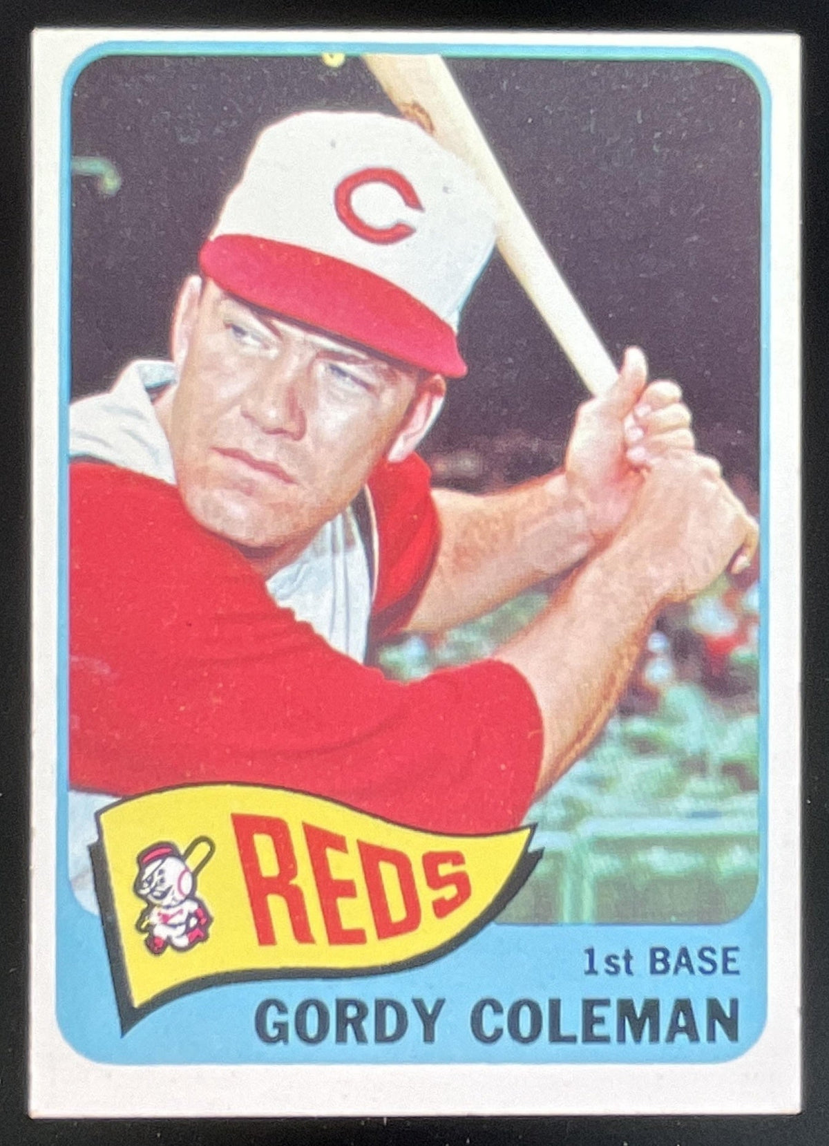 1965 Topps #289 Gordy Coleman product image 1, provided for visual reference and product detail review