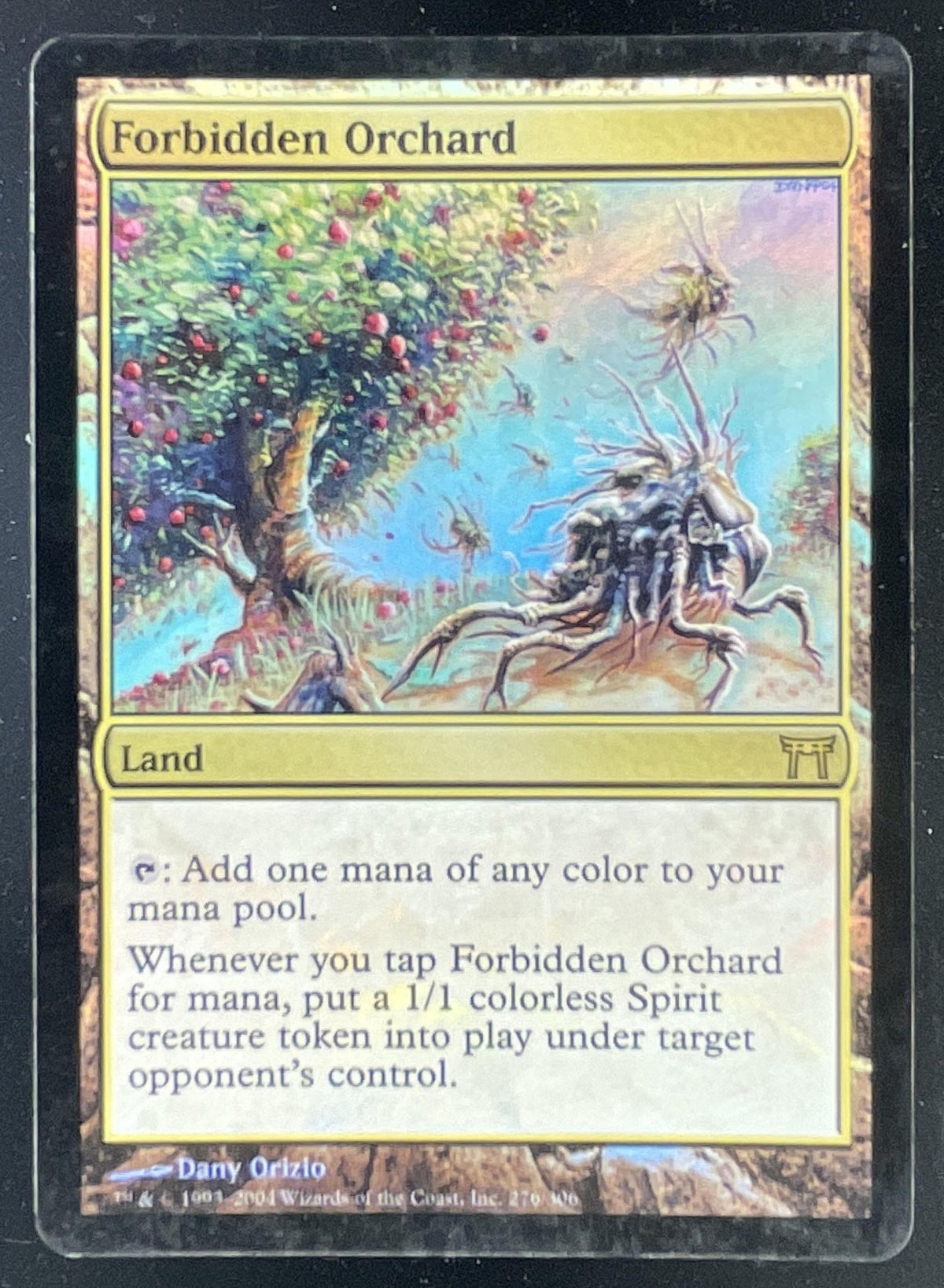 2004 Magic: The Gathering Champions of Kamigawa #276 Forbidden Orchard product image 1, provided for visual reference and