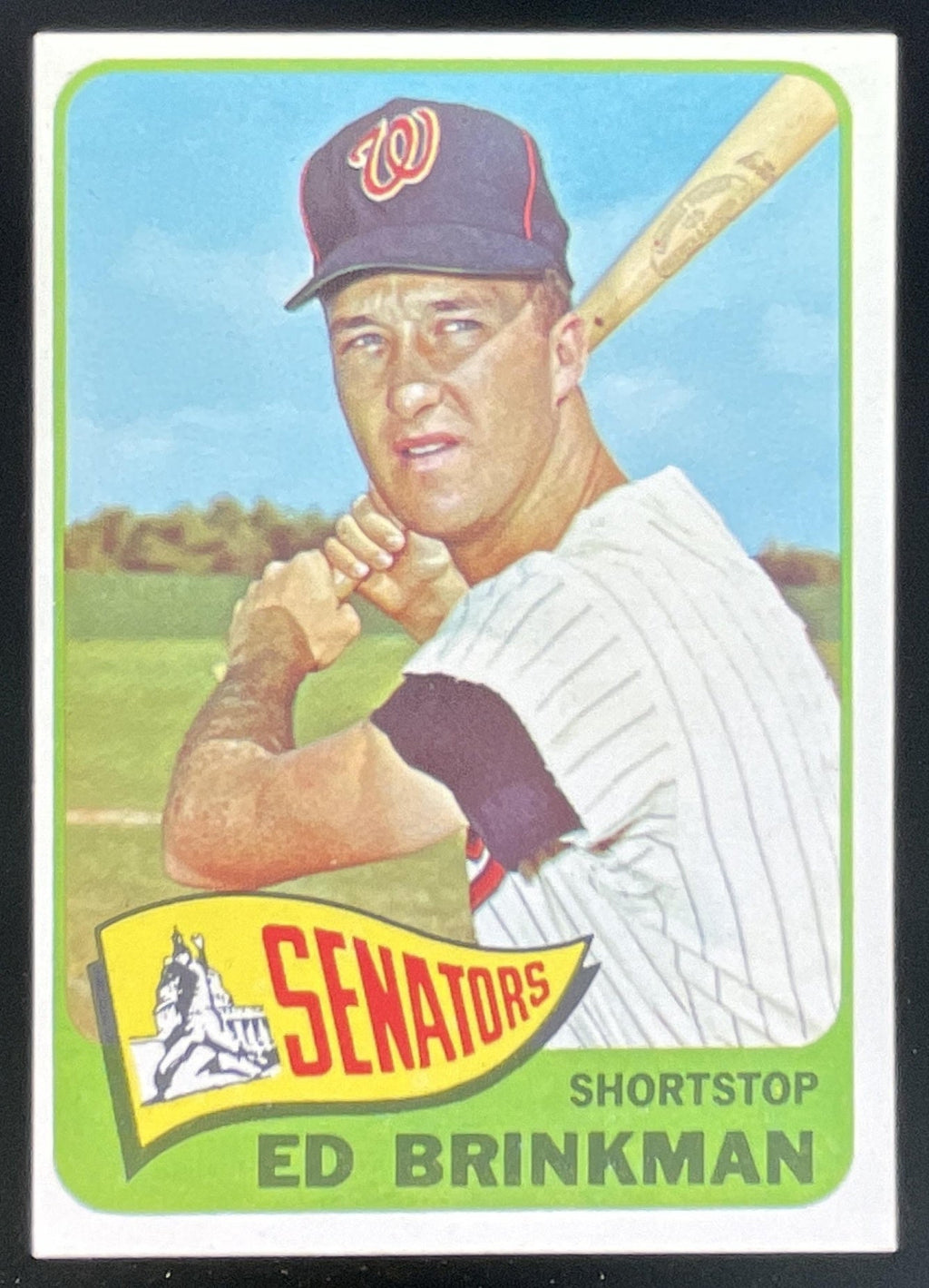 1965 Topps #417 Ed Brinkman product image 1, provided for visual reference and product detail review