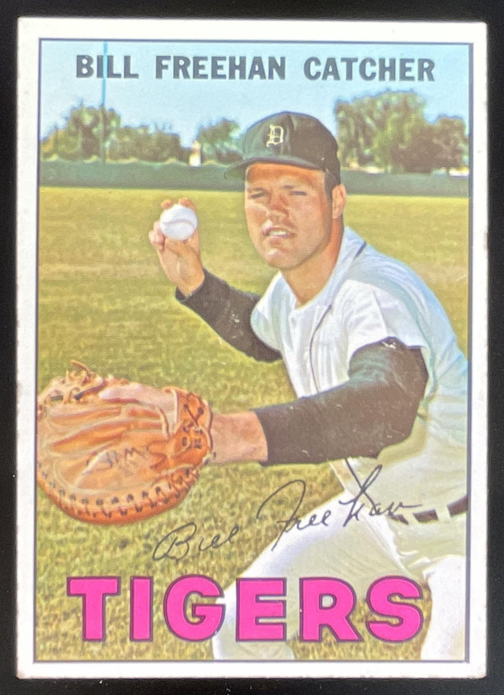 1967 Topps #48 Bill Freehan product image 1, provided for visual reference and product detail review