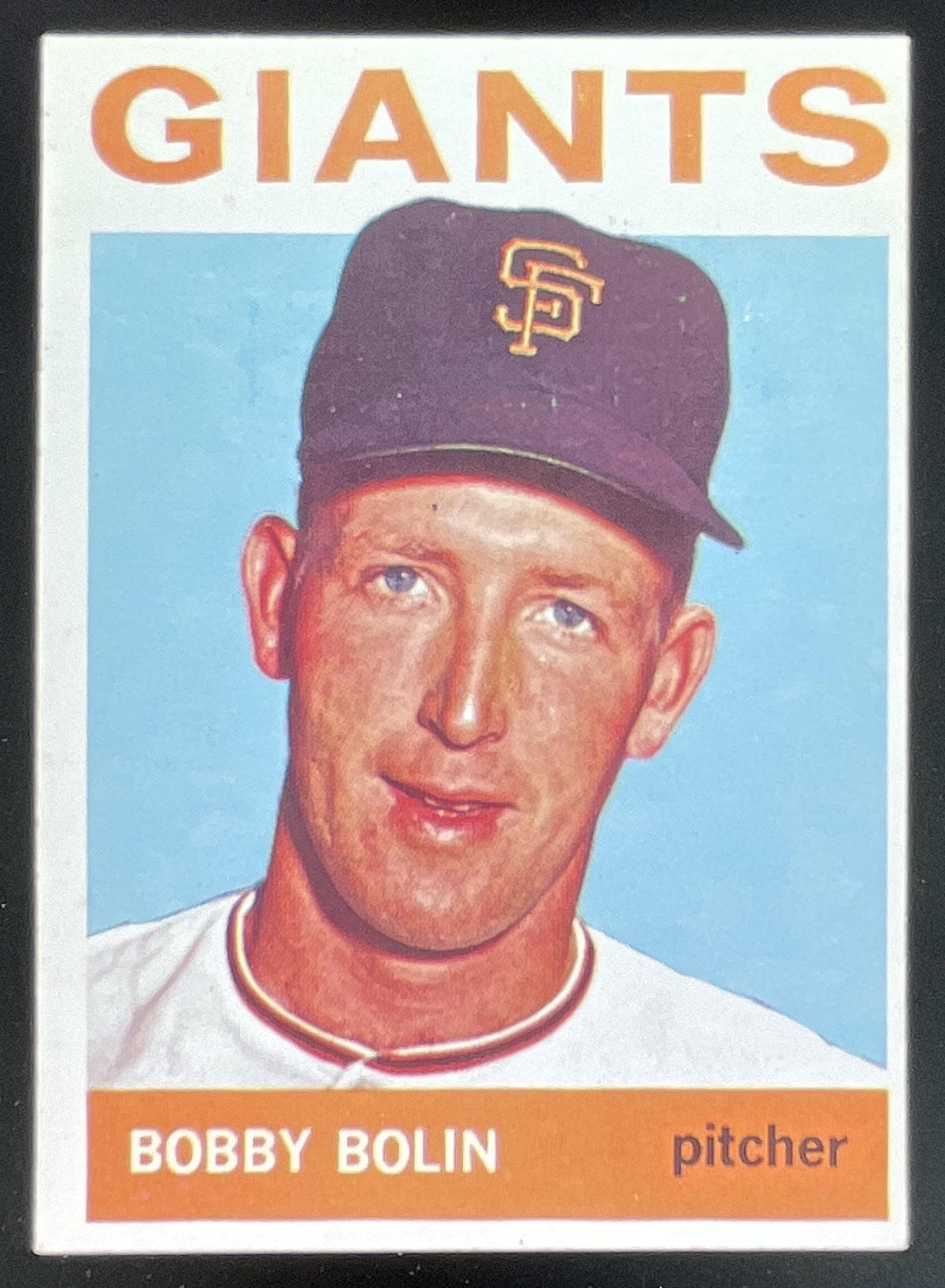 1964 Topps #374 Bobby Bolin product image 1, provided for visual reference and product detail review
