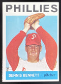 1964 Topps #396 Dennis Bennett product image 1, provided for visual reference and product detail review
