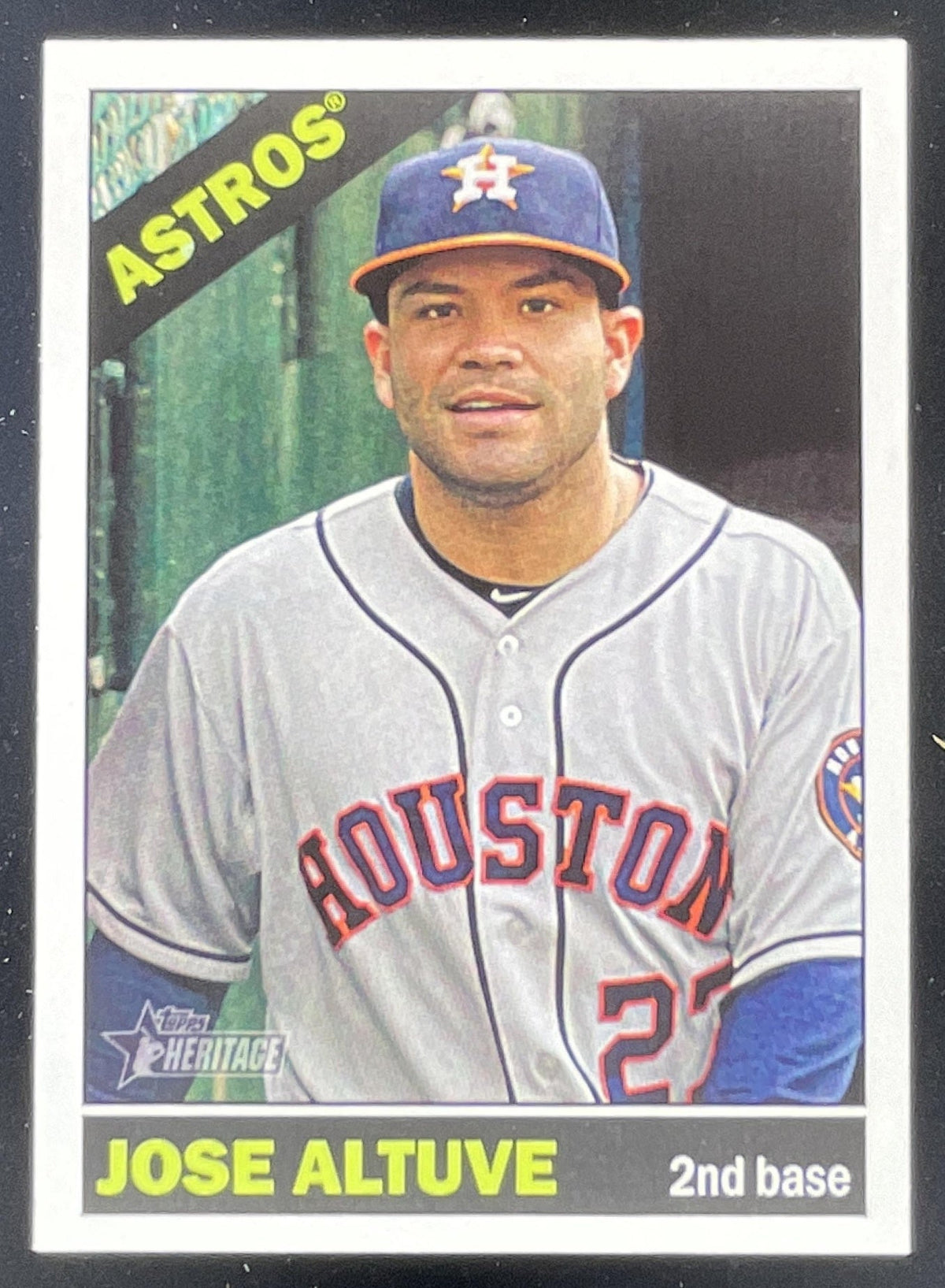 2015 Topps Heritage #455a Jose Altuve product image 1, provided for visual reference and product detail review