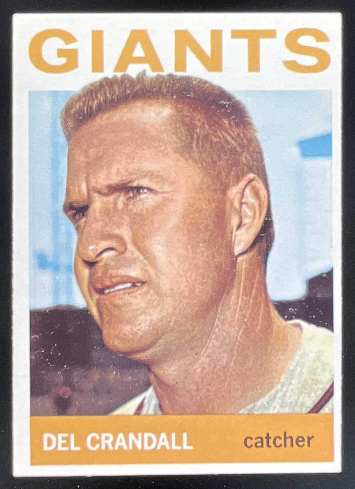 1964 Topps #169 Del Crandall product image 1, provided for visual reference and product detail review