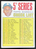 1967 Topps #361 5th Series Checklist: 371-457 Roberto Clemente product image 1, provided for visual reference and product