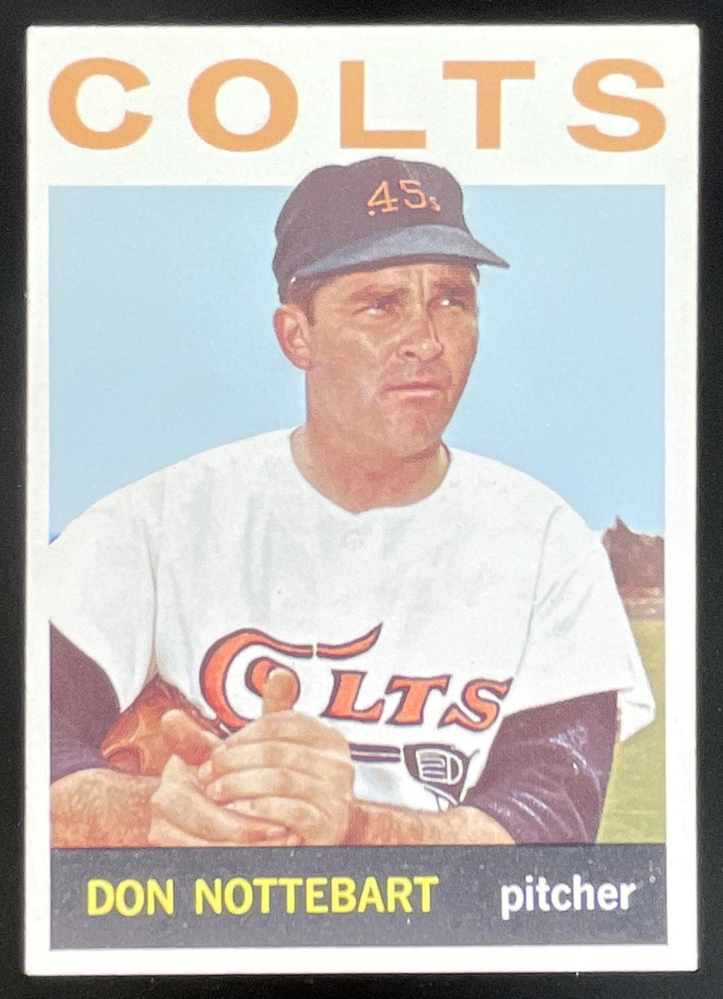 1964 Topps #434 Don Nottebart product image 1, provided for visual reference and product detail review