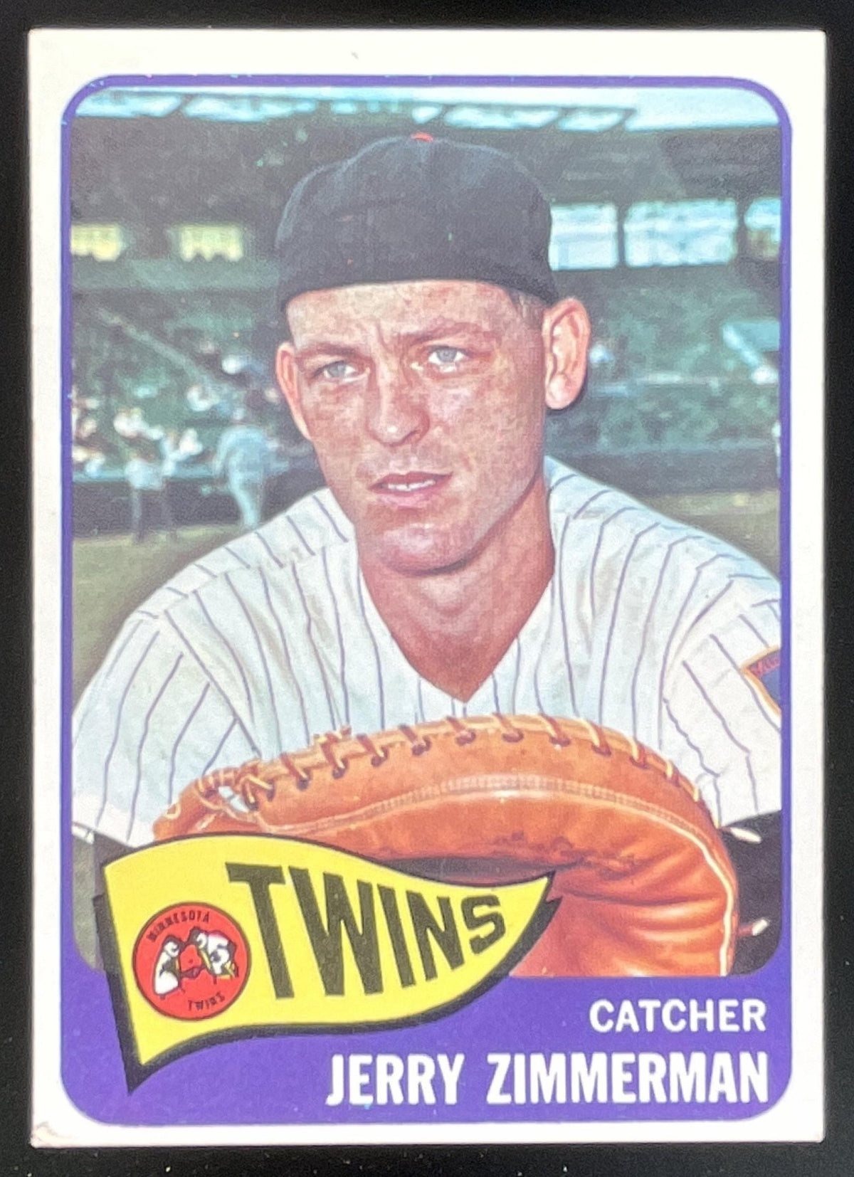 1965 Topps #299 Jerry Zimmerman product image 1, provided for visual reference and product detail review