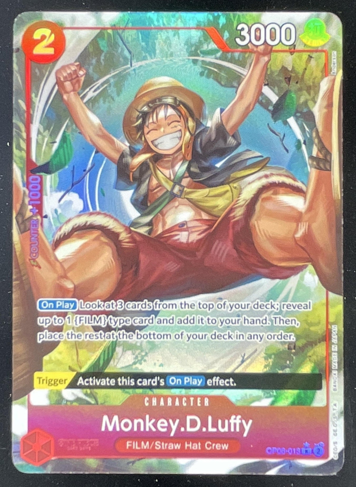 One Piece Monkey.D.Luffy Alternate Art - Wings of the Captain OP06 product image 1, provided for visual reference and