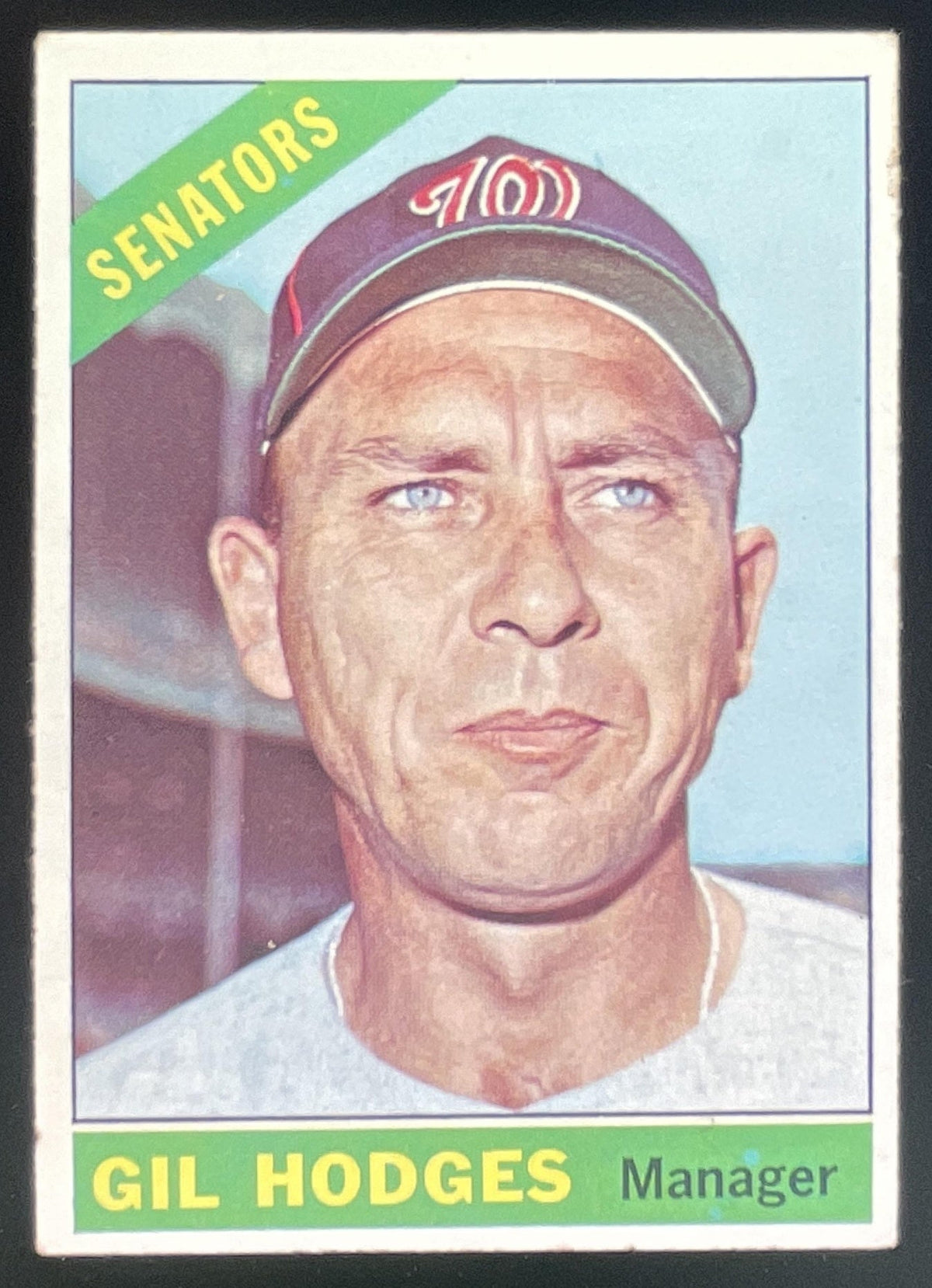 1966 Topps #386 Gil Hodges product image 1, provided for visual reference and product detail review