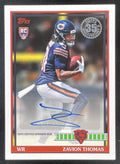 2026 Topps 1991 Topps Rookie Autograph #91FRA-ZT Zavion Thomas RC Auto product image 1, provided for visual reference and