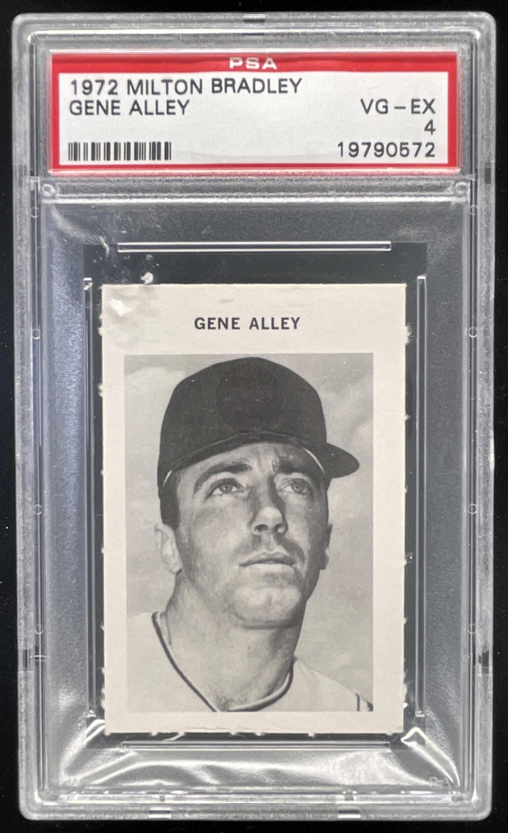 1972 Milton Bradley 1972 Milton Bradley #NNO Gene Alley PSA 4 product image 1, provided for visual reference and product