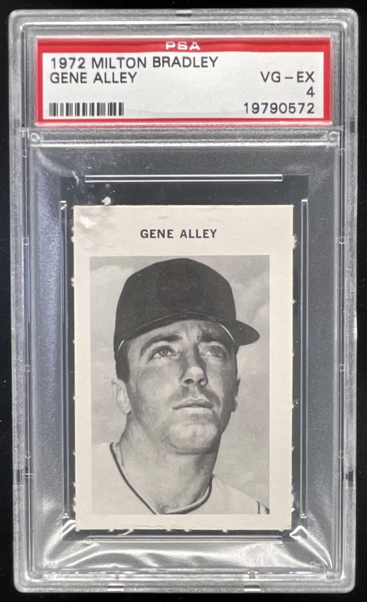 1972 Milton Bradley 1972 Milton Bradley #NNO Gene Alley PSA 4 product image 1, provided for visual reference and product