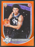 2025-26 Bowman Orange Border #18 Walter Clayton Jr. RC /25 product image 1, provided for visual reference and product detail