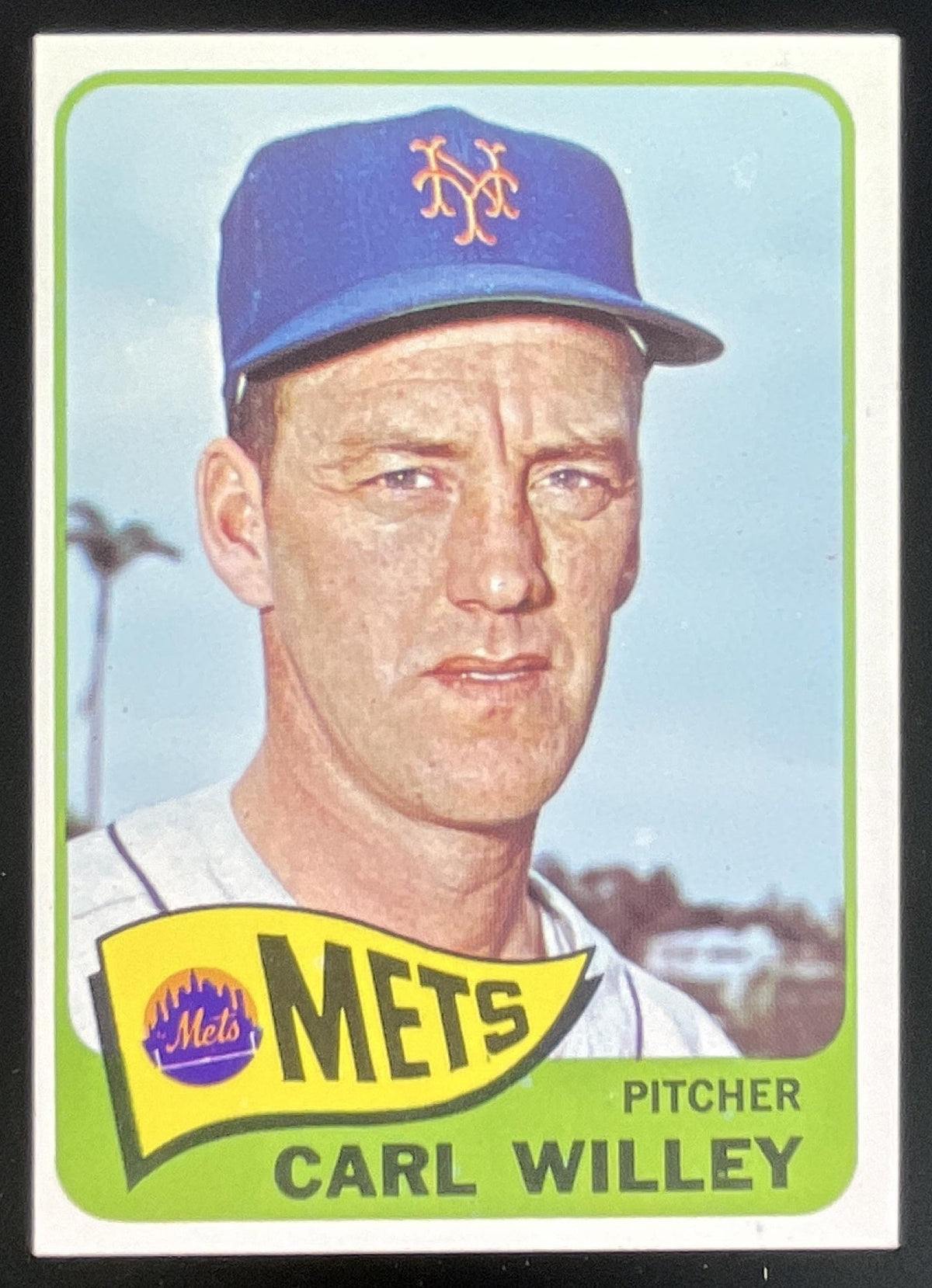 1965 Topps #401 Carl Willey product image 1, provided for visual reference and product detail review