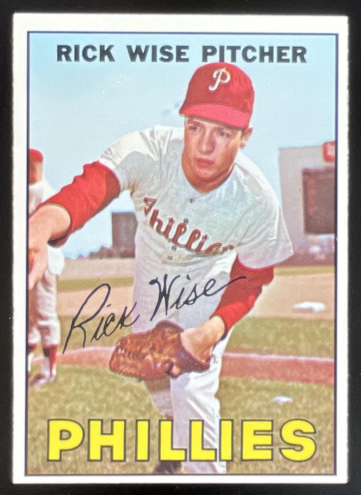 1967 Topps #37 Rick Wise product image 1, provided for visual reference and product detail review