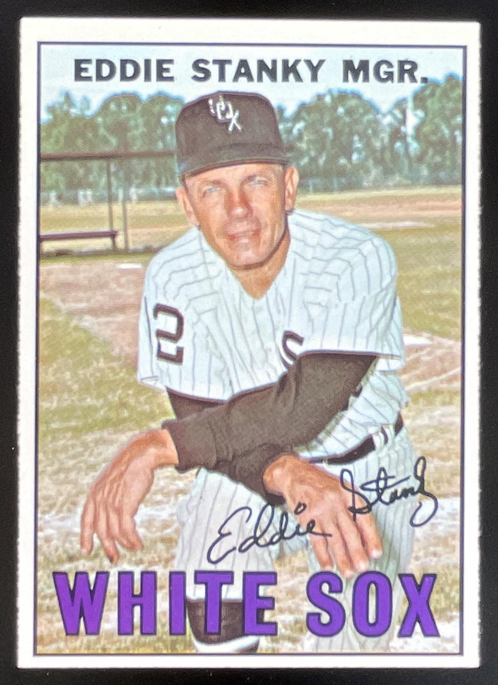 1967 Topps #81 Eddie Stanky product image 1, provided for visual reference and product detail review