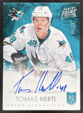 2013-14 Panini Prime Signatures #S-THE Tomas Hertl Autograph RC Auto /99 product image 1, provided for visual reference and