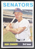 1964 Topps #134 Don Zimmer product image 1, provided for visual reference and product detail review