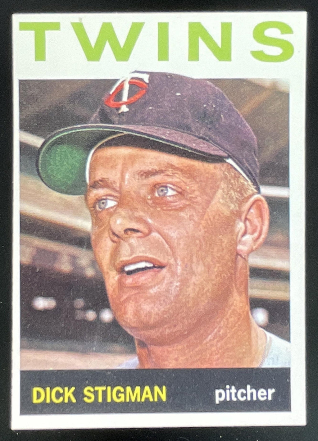 1964 Topps #245 Dick Stigman product image 1, provided for visual reference and product detail review