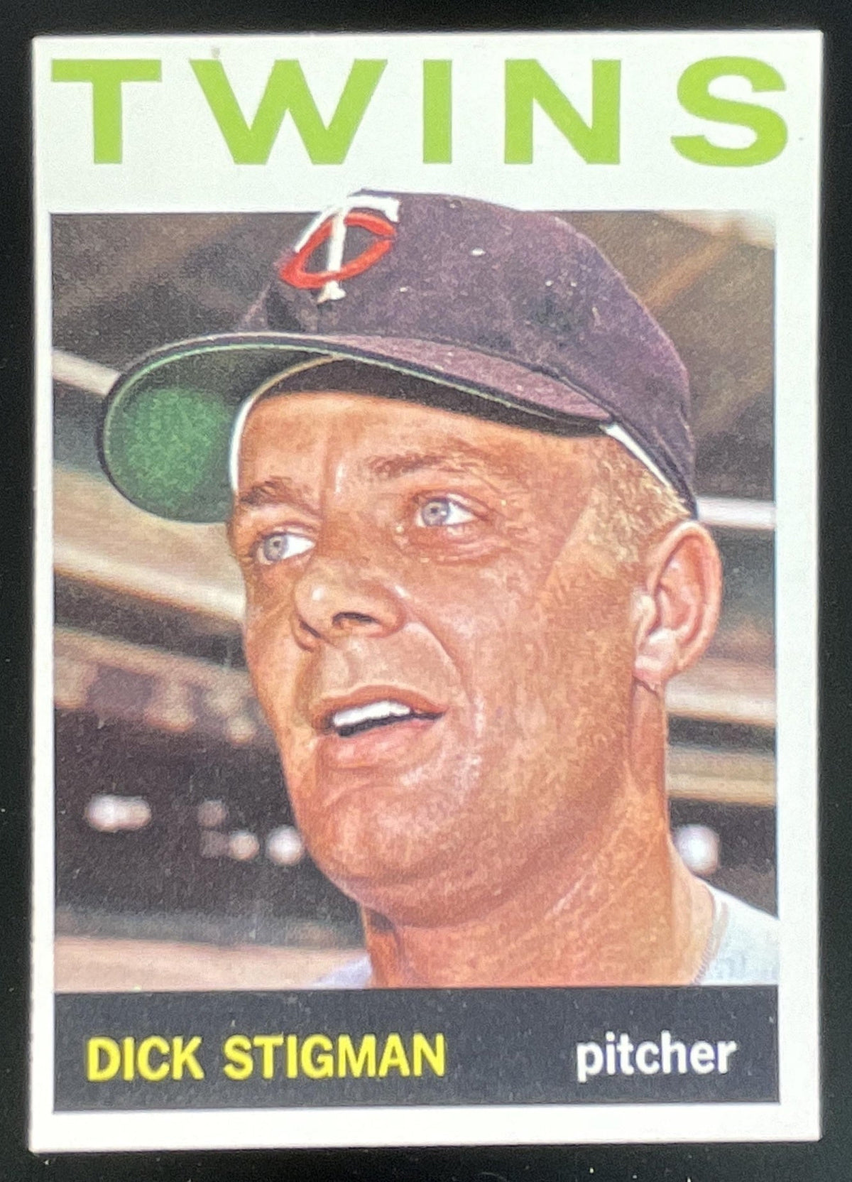 1964 Topps #245 Dick Stigman product image 1, provided for visual reference and product detail review