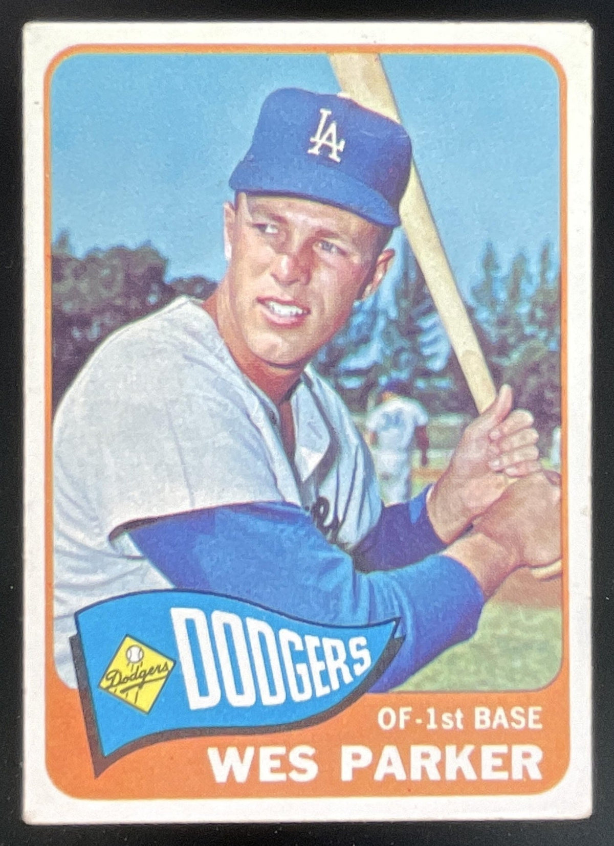 1965 Topps #344 Wes Parker product image 1, provided for visual reference and product detail review