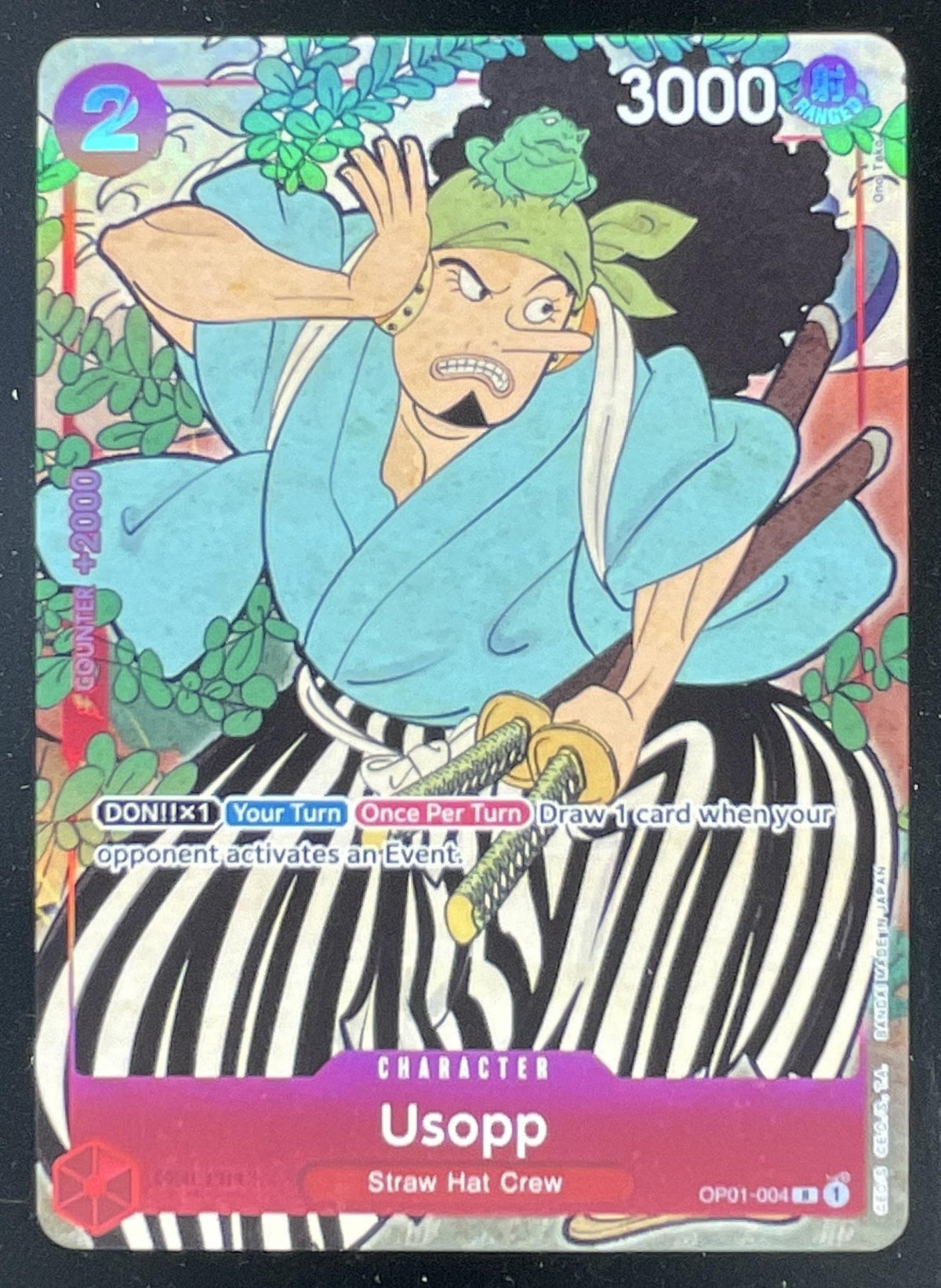 One Piece Usopp English Version 1st Anniversary Set - One Piece Promotion Cards product image 1, provided for visual