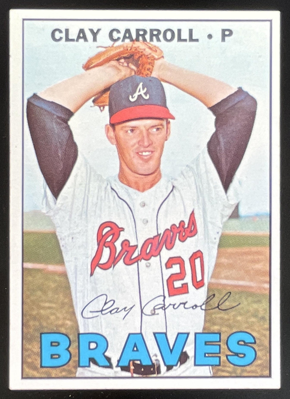 1967 Topps #219 Clay Carroll product image 1, provided for visual reference and product detail review