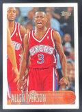 1996-97 Topps #171 Allen Iverson RC product image 1, provided for visual reference and product detail review