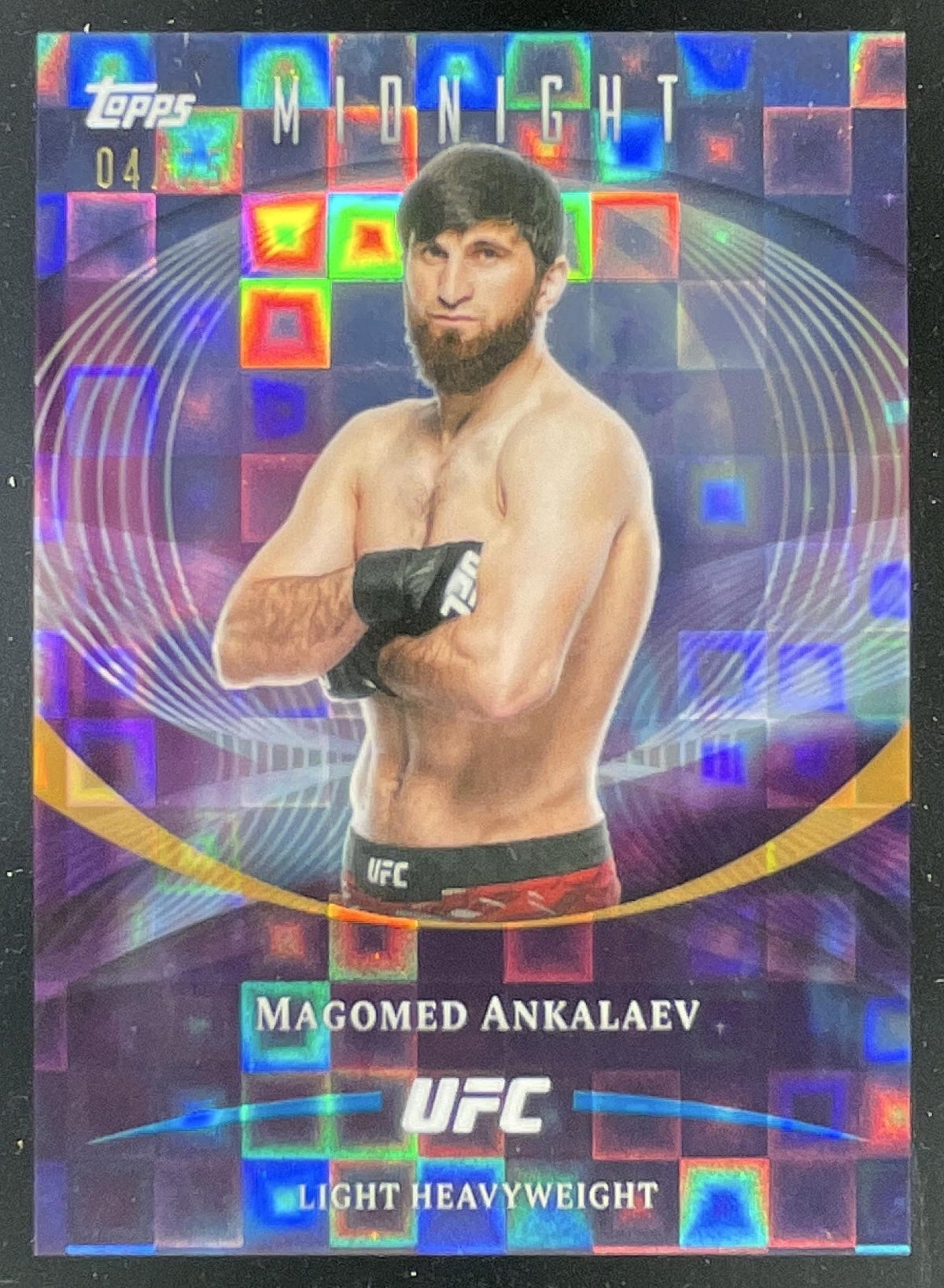 2026 Topps Midnight UFC Moonrise #25 Magomed Ankalaev /25 product image 1, provided for visual reference and product detail