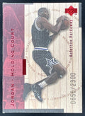1998 UD Hardcourt Holding Court Red #J19 Anfernee Hardaway Michael Jordan /2300 product image 1, provided for visual