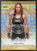 2019 Topps Chrome UFC Octagon of Honor Wave #OH-CJ Cris Cyborg /99 product image 1, provided for visual reference and