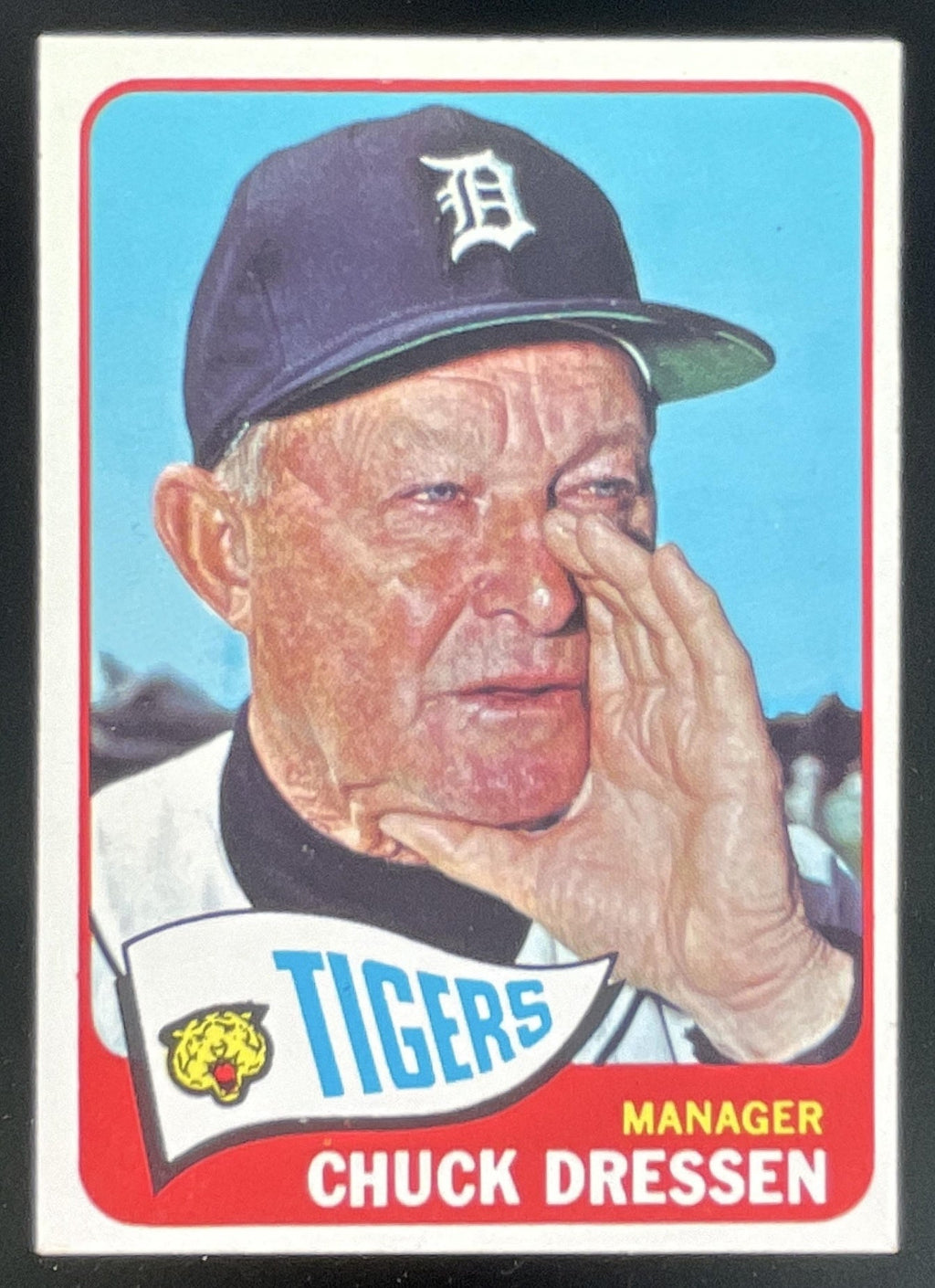 1965 Topps #538 Chuck Dressen product image 1, provided for visual reference and product detail review