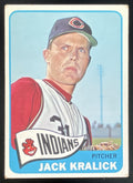 1965 Topps #535 Jack Kralick product image 1, provided for visual reference and product detail review