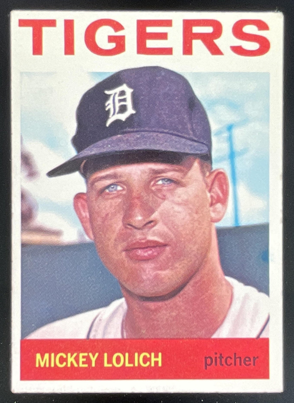 1964 Topps #128 Mickey Lolich RC product image 1, provided for visual reference and product detail review