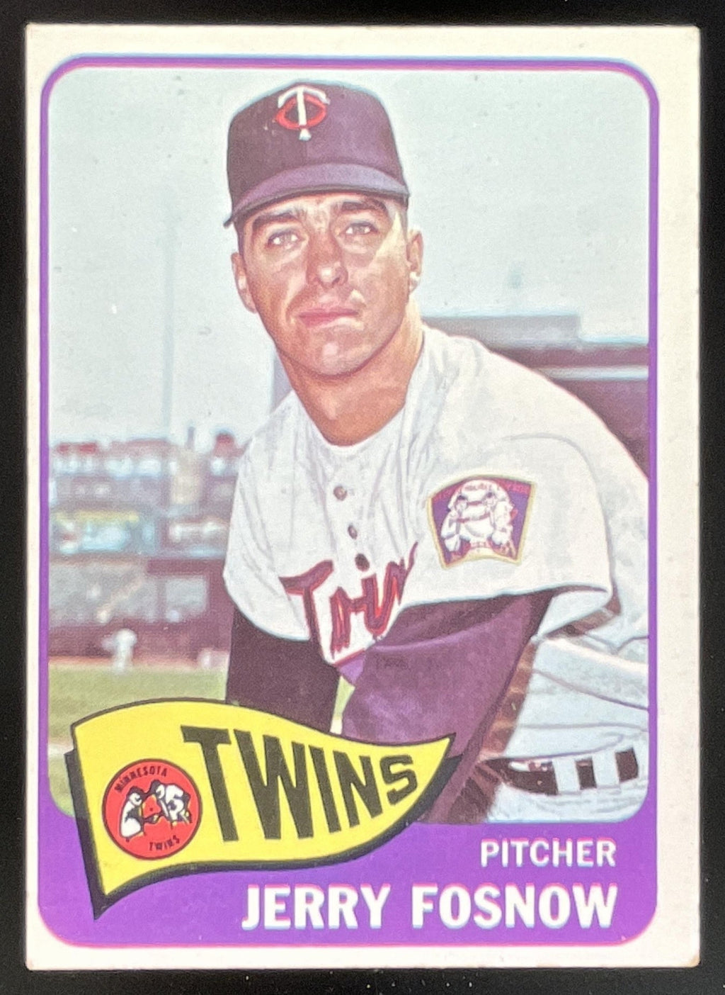 1965 Topps #529 Jerry Fosnow RC product image 1, provided for visual reference and product detail review
