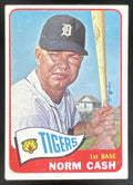 1965 Topps #153 Norm Cash product image 1, provided for visual reference and product detail review