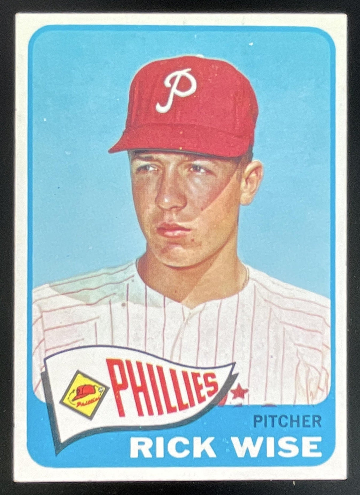 1965 Topps #322 Rick Wise product image 1, provided for visual reference and product detail review