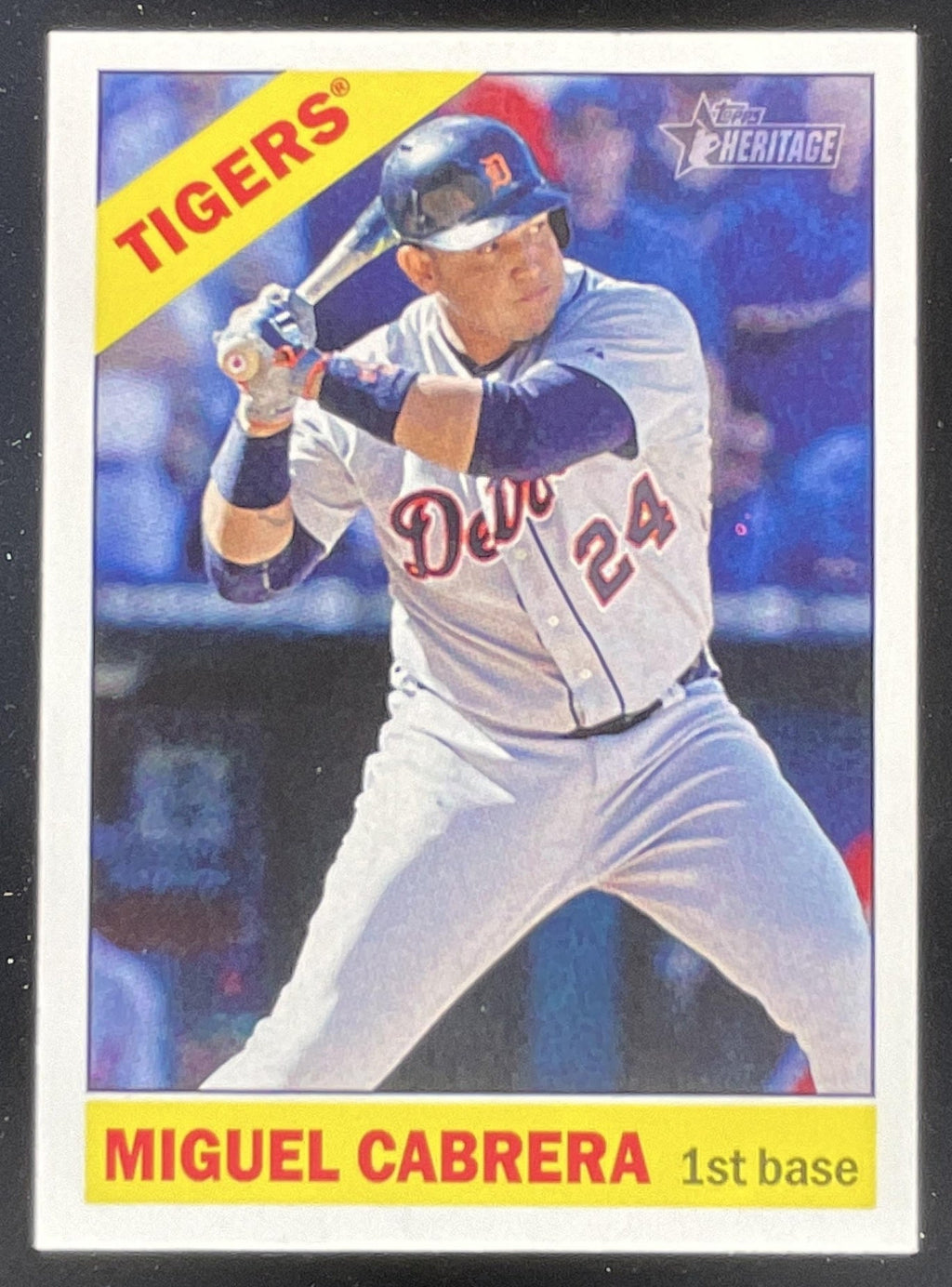 2015 Topps Heritage #475c Miguel Cabrera product image 1, provided for visual reference and product detail review