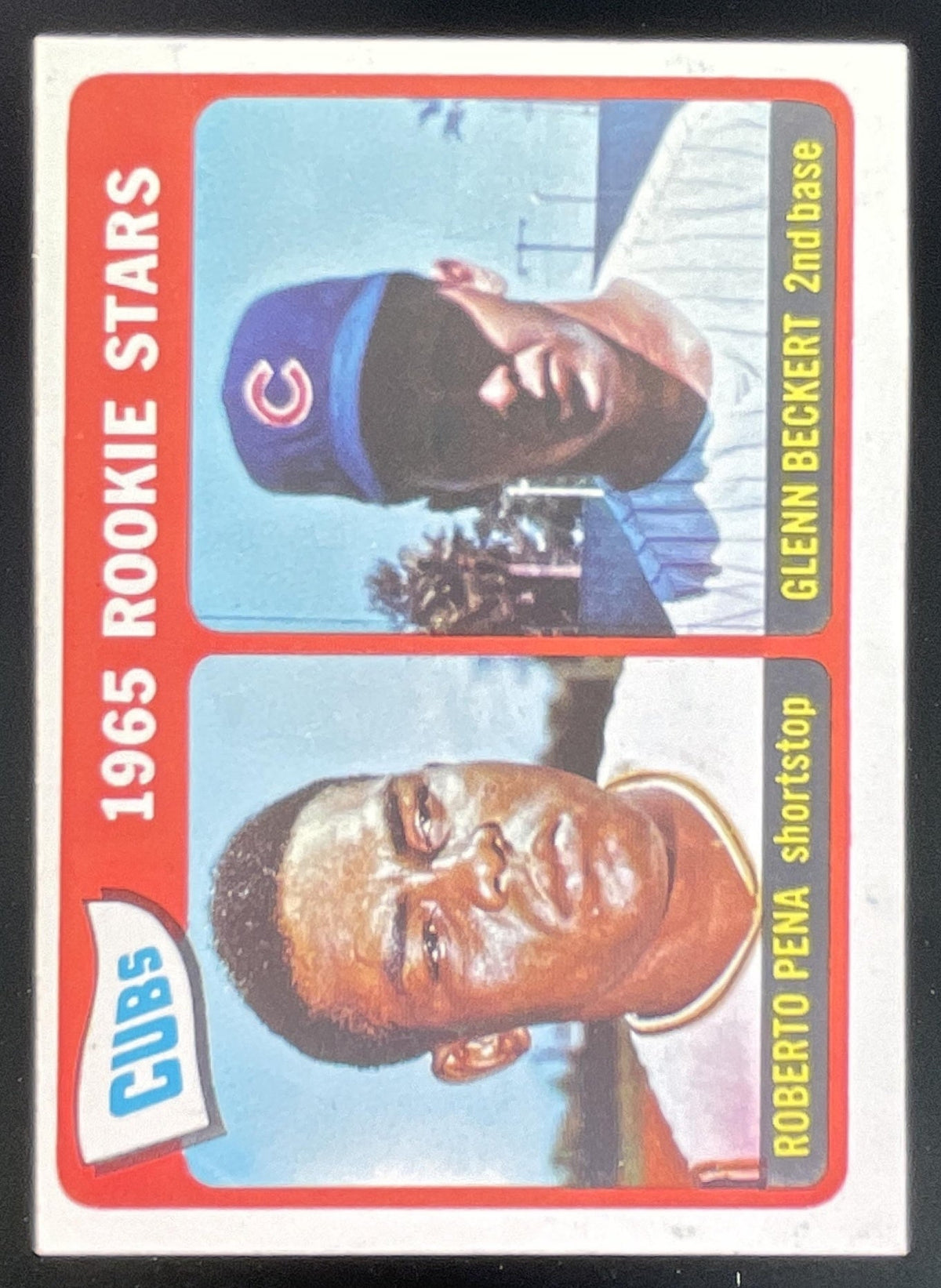 1965 Topps #549 Cubs 1965 Rookie Stars Roberto Pena Glenn Beckert RS, RC product image 1, provided for visual reference and